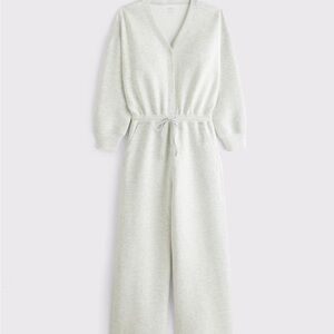 YPB (Abercrombie) neoKNIT Long-Sleeve Henley Jumpsuit size S